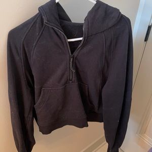 Lululemon half zip crop sweatshirt